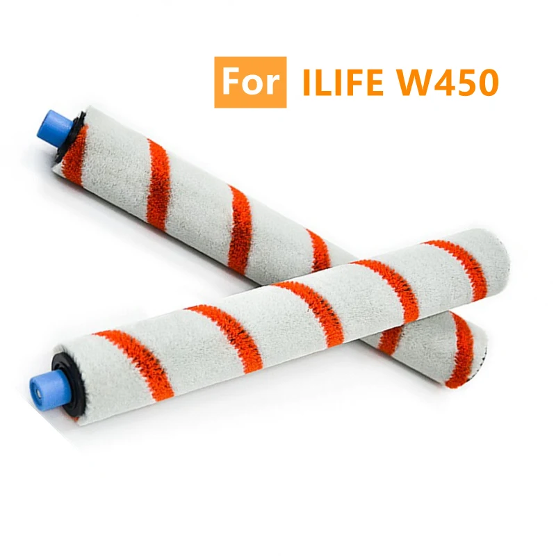 2 PCS Ruller brush for ILIFE W450 Robot Vacuum Cleaner Accessories / Parts
