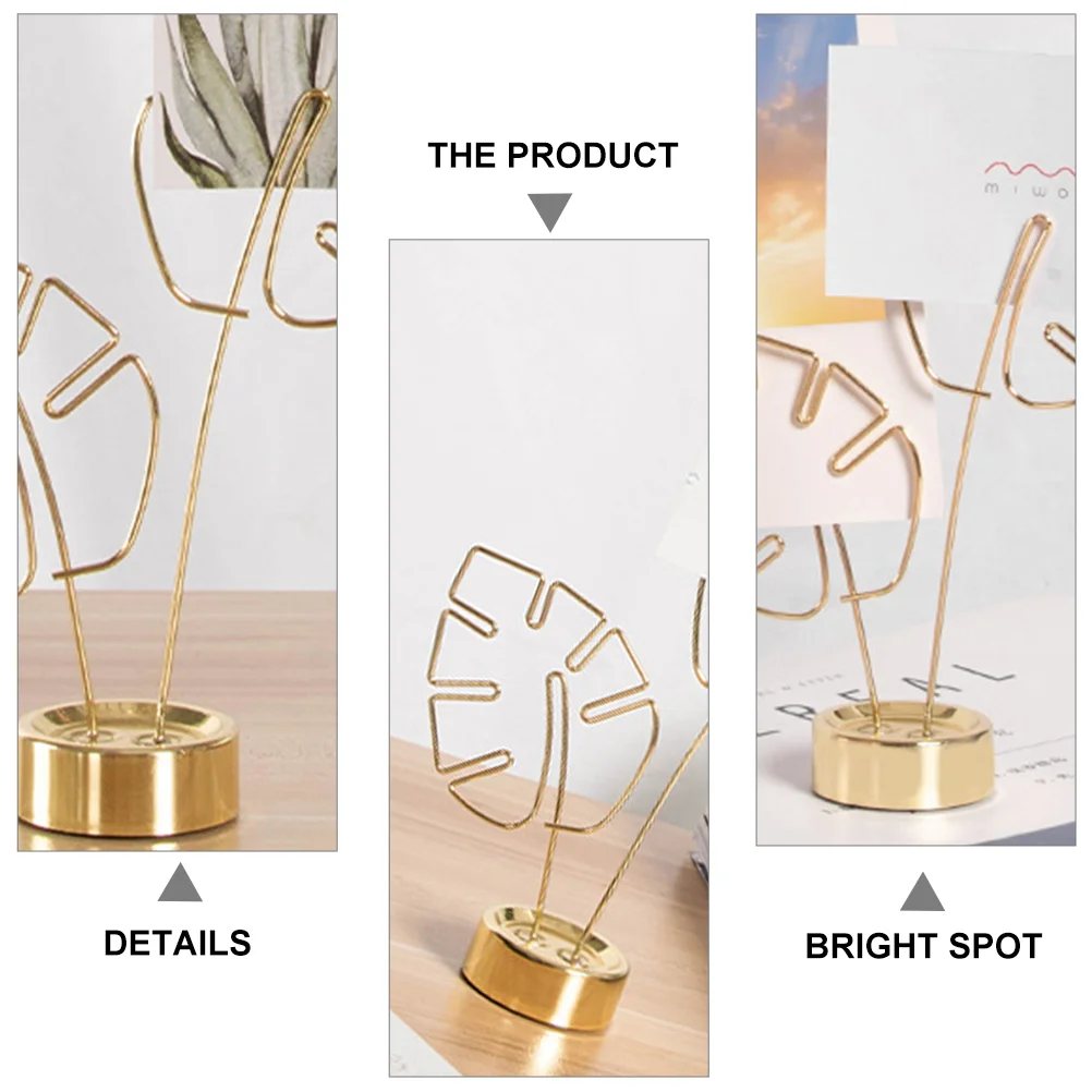 Папка для заметок с золотым декором свадебный зажим украшения рабочего стола