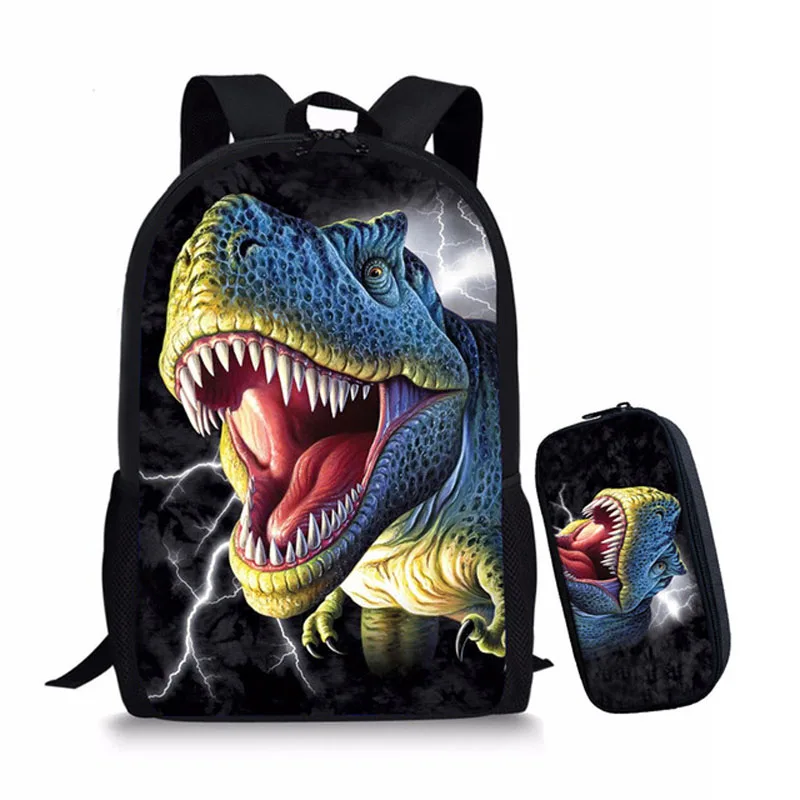 Школьный рюкзак с принтом динозавра для девочек и мальчиков-подростков