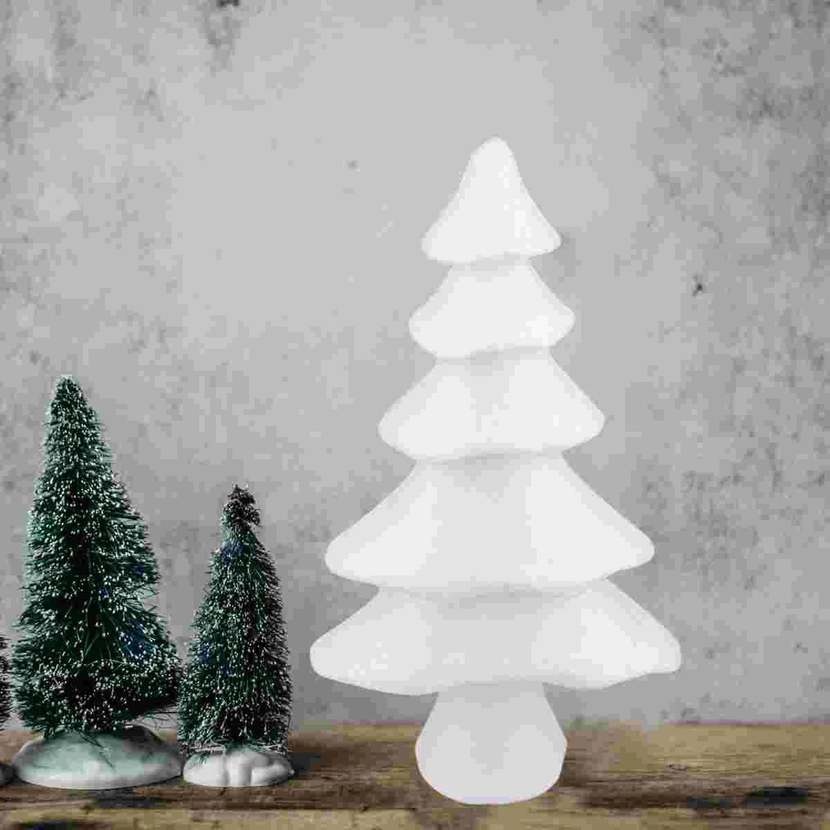 28-сантиметровые пенопластовые деревья для поделок мини-рождественская модель