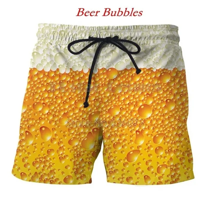 Крутые пляжные мужские шорты с 3D принтом для тренажерного зала модные Гавайского