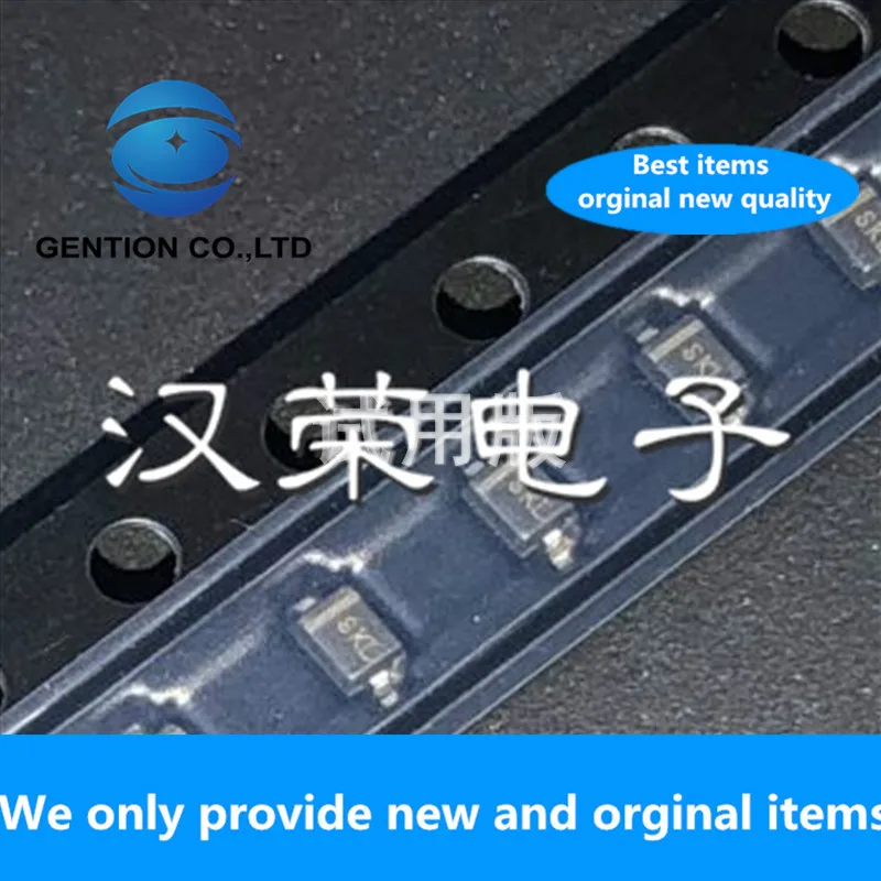 

50 шт., новинка 100%, оригинальная фотовспышка, Диод SCHOTTKY 30 В, 1A, SOD323, Шелковый экран SKL