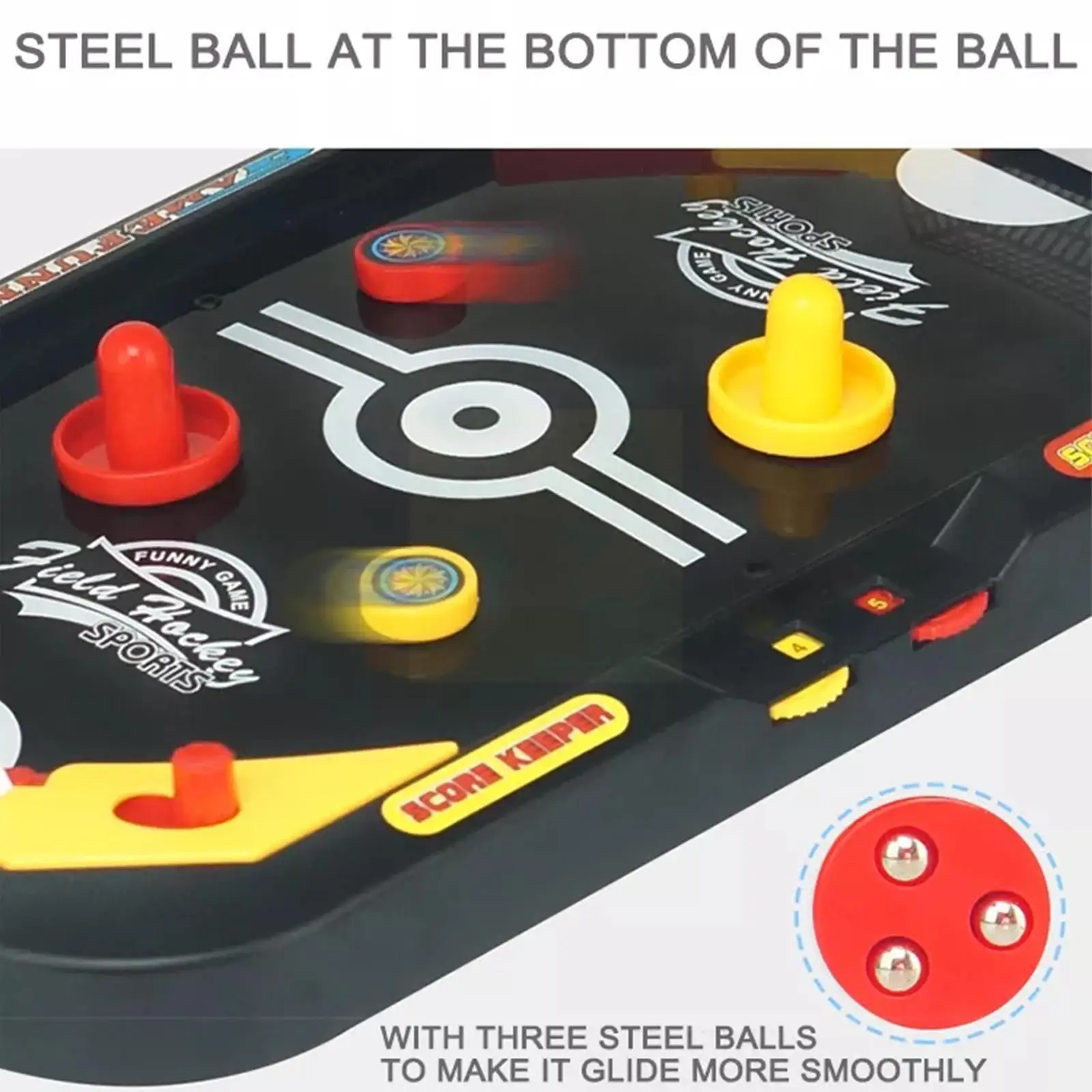 

2 in 1 Mini Ice Hockey Game Air Hockey Leisure Children Toy Indoor Battle Gifts Tabletop Games Educational Toys Kids Intera M9U5
