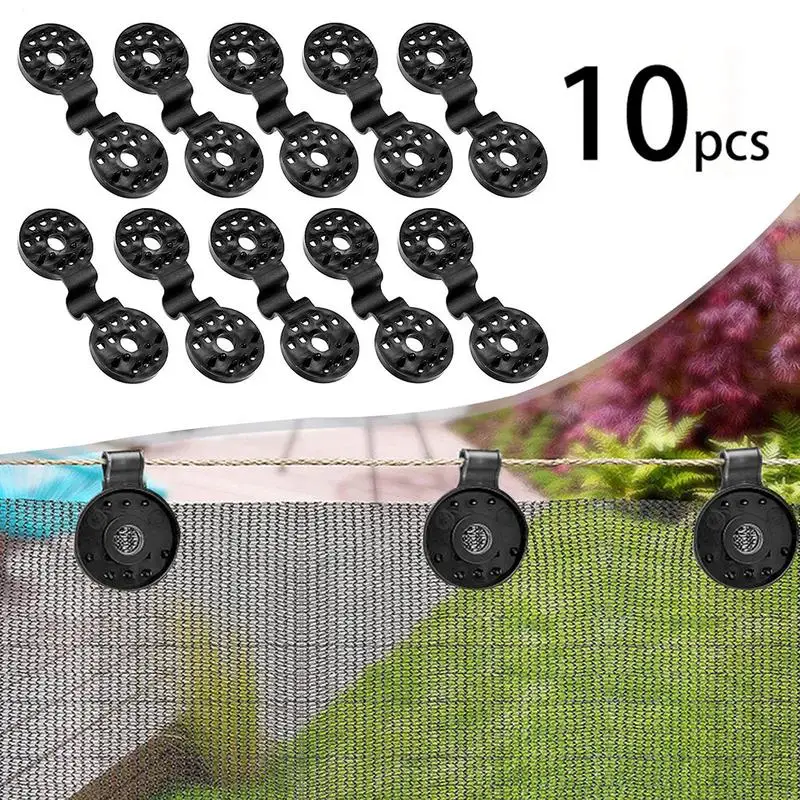 

10pcs/Pack Greenhouse Film Clip Agriculture Sun Shade Net Clips Hang Expand Instant Grommet Sunshade Net Fix Clips Tools