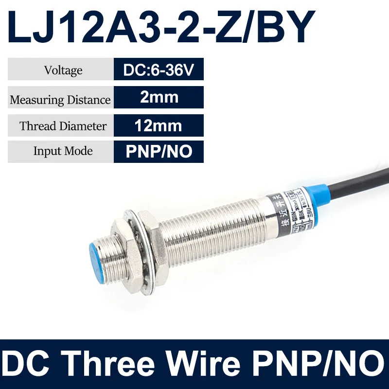

LJ12A3-4-Z/BX LJ12A3-4-Z/BY Proximity Switch Inductive Proximity Sensor Detection Switch NPN/PNP DC 6-36V Approach Sensor 12mm