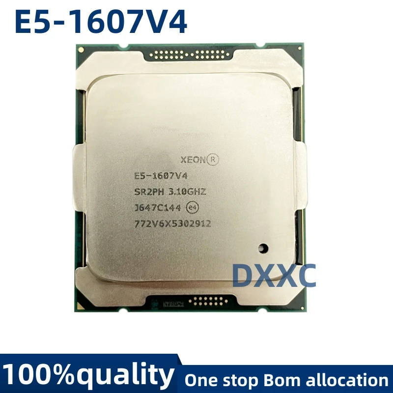 

For Intel Xeon E5-1607V4 E5 1607V4 3.10GHZ 4Core 10M LGA2011-3 140W Original E5 1607 V4