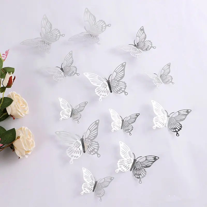 

Набор из 12 складных бабочек для торта WOHLTAO розового золота