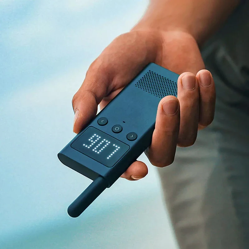 Original Xiaomi Mijia Smart Walkie Talkie 1S with FM Radio Speaker Smart Phone APP Control Location Share Fast Team Talk Outdoor