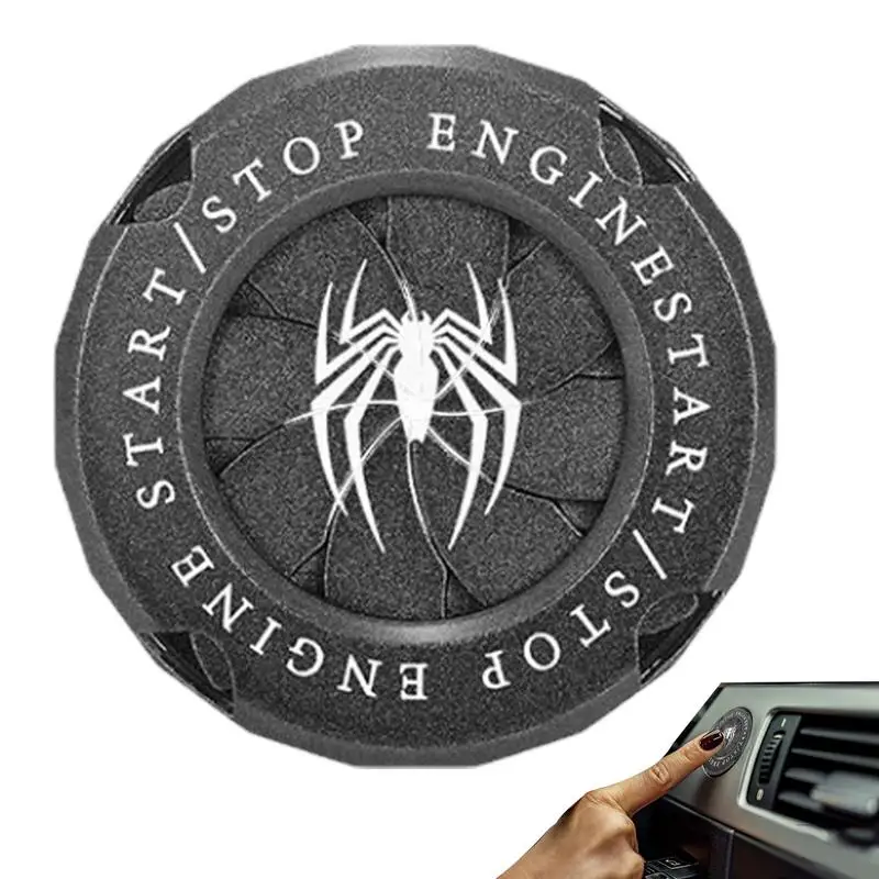 

Крышка кнопки запуска двигателя, защита от царапин, крышка роторного зажигания, аниме крышка кнопки стартера автомобиля для мужчин, универс...