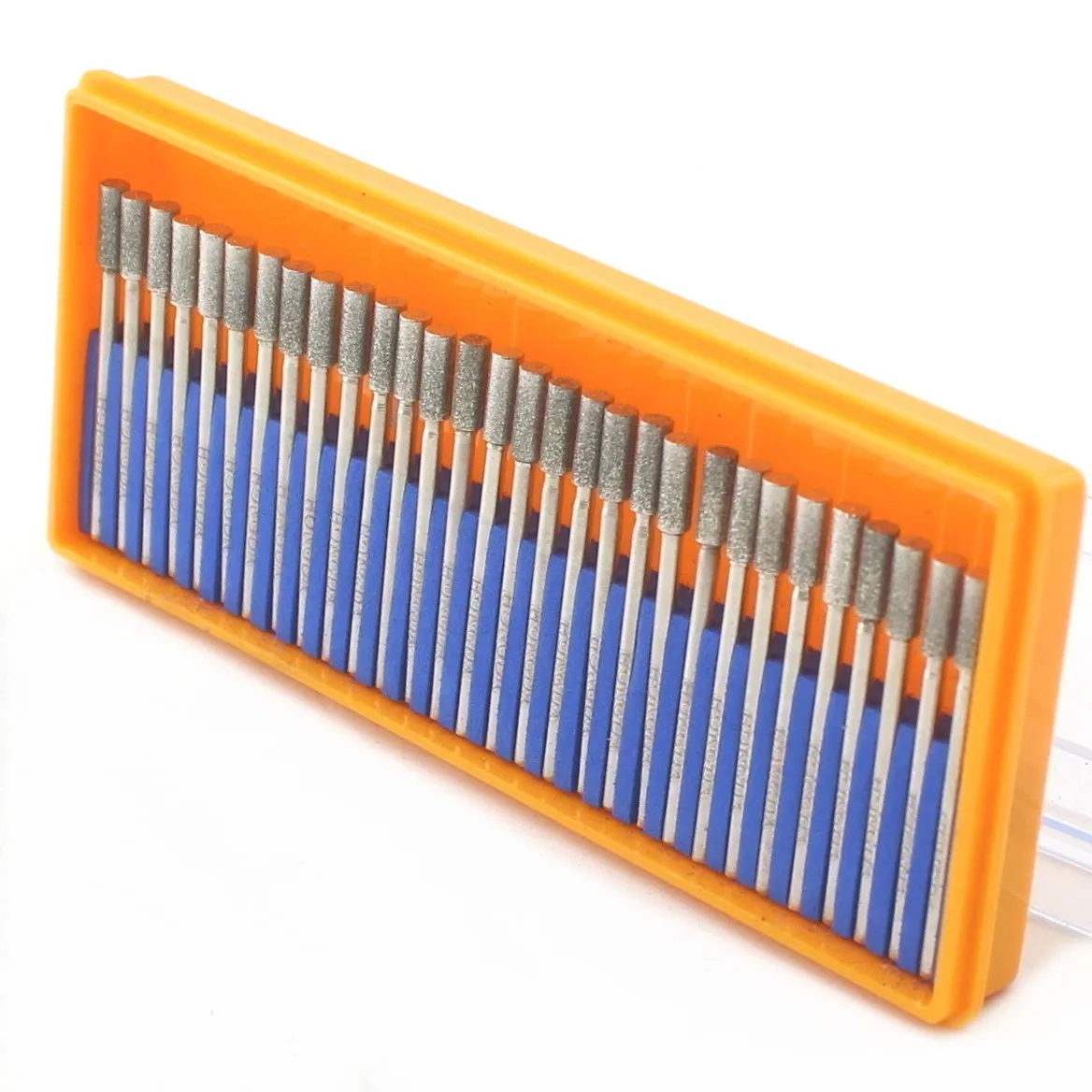 30 шт. алмазная шлифовальная головка 1 5 2 3 мм цилиндрические гравировальные биты с