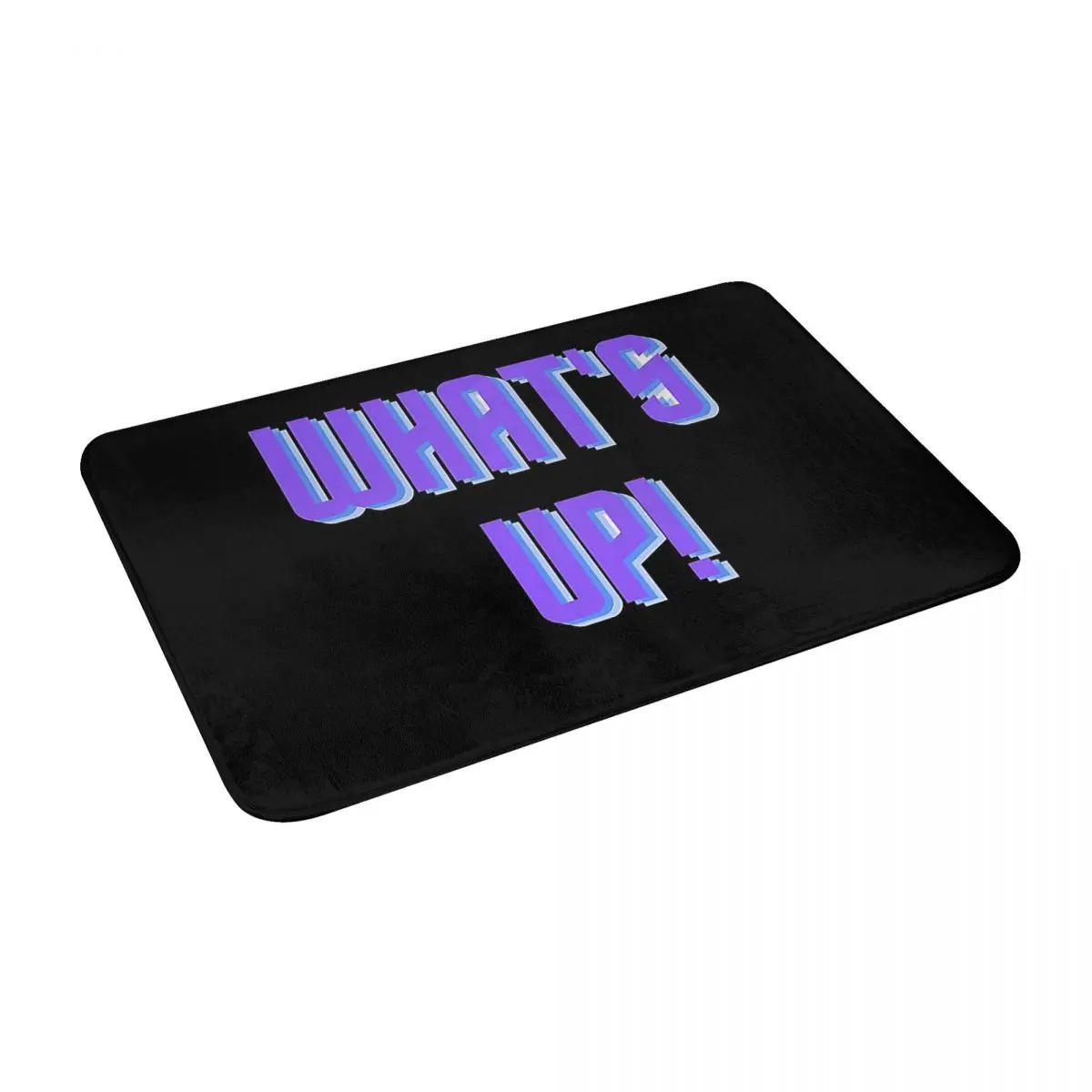 

What'S Up Bath Door Floor Mat Anti-slip Rug Carpet Entrance Living Room Home Kitchen Water Oil Proof Doormat Bedroom Musicroom