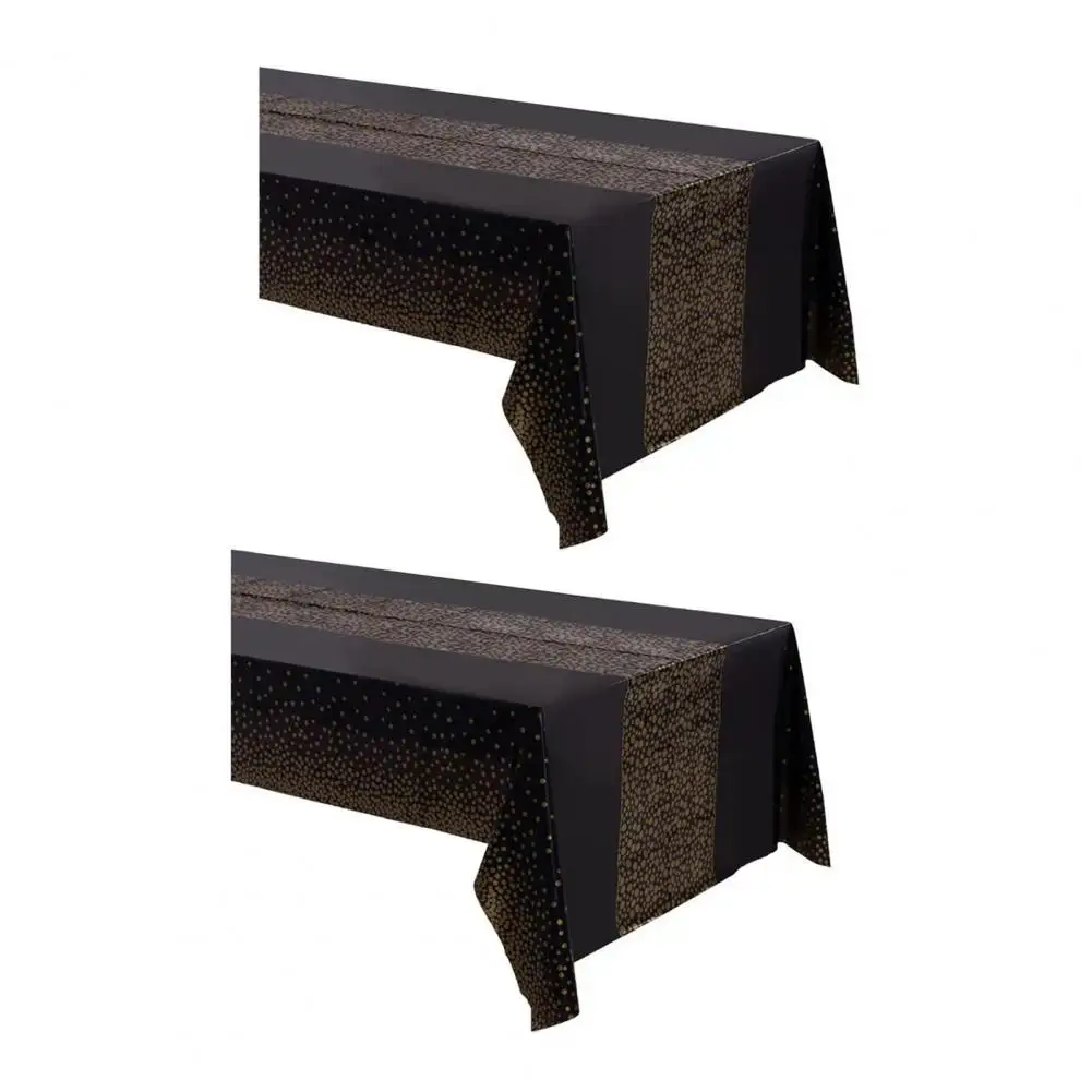 

Stylish Party Tablecloths Unfading Eye-catching Rectangle Plastic Tablecloths Lightweight Table Covers Kitchen Supply