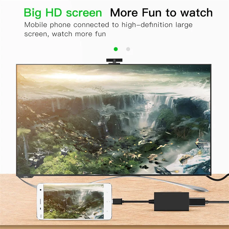 Адаптер Type C и Micro USB в HDMI-совместимый с ноутбуком телефоном портом MHL Цифровой