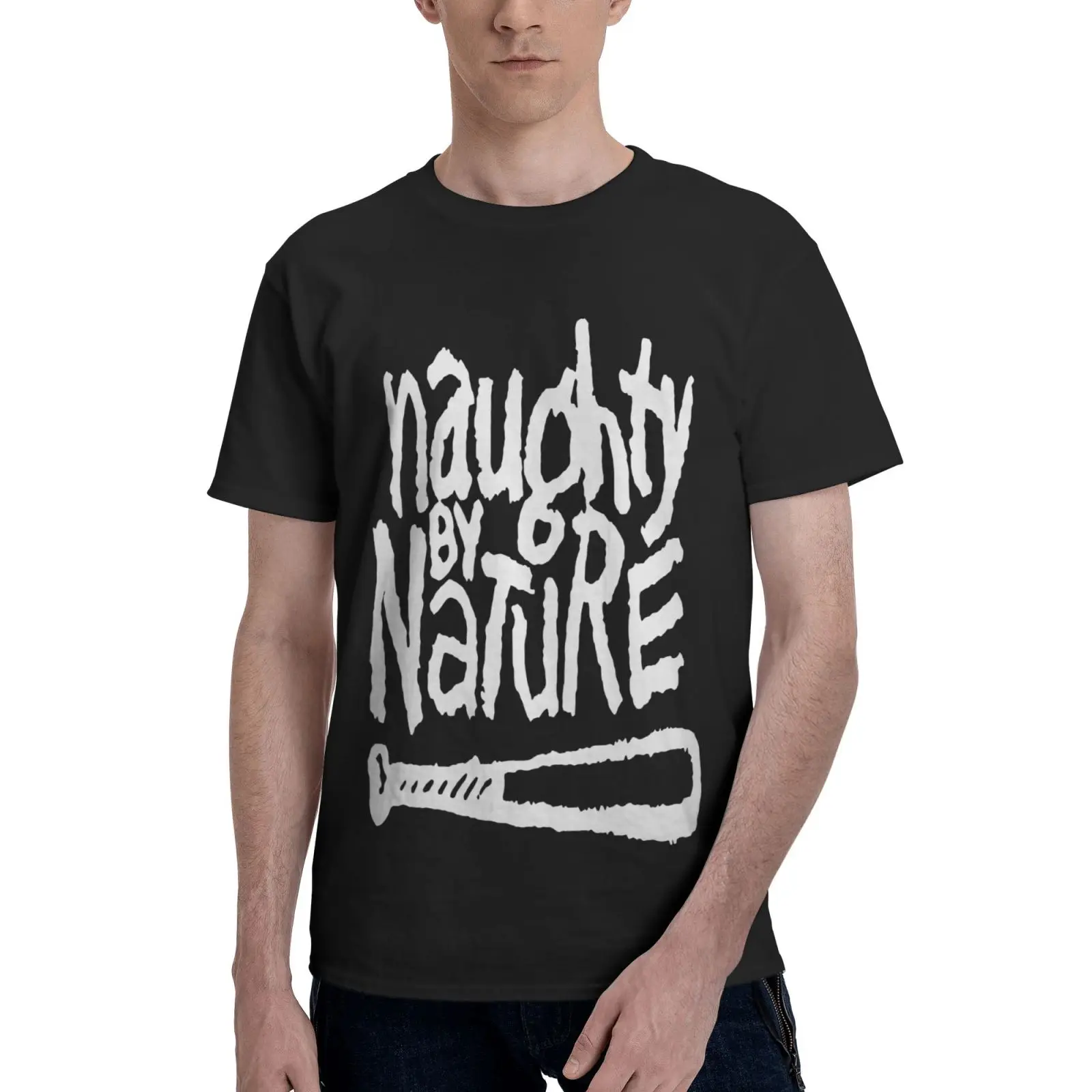 

Футболка оверсайз Naughty By Nature Мужская, рубашка с коротким рукавом, топ, одежда для мужчин