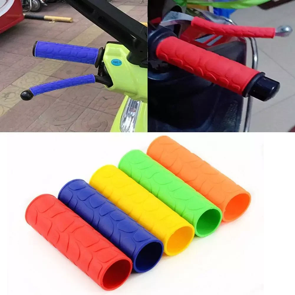 

2 Pairs Universal Motorcycle Handlebar Grip Brake Clutches Lever Cover Protector Soft Rubber Bar Brake Handle Silicone Sleeve
