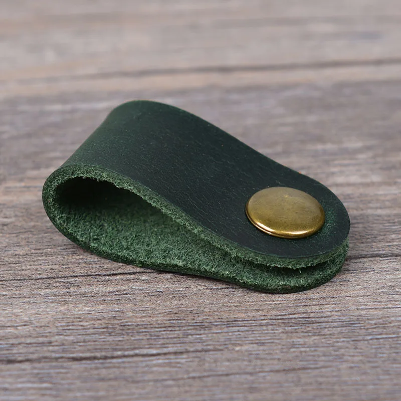 Держатель для кабеля из натуральной кожи