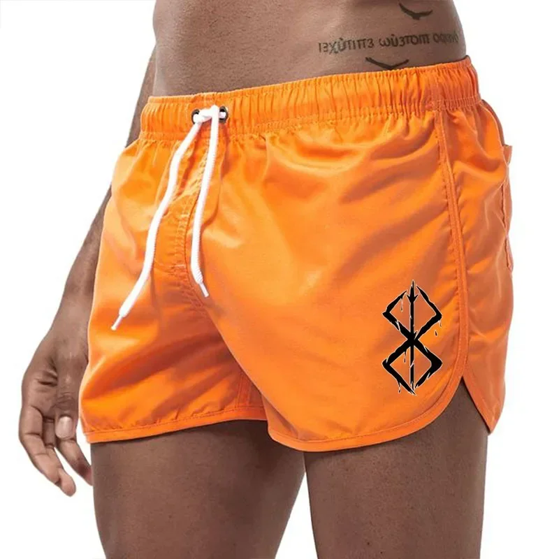 Популярные шорты с принтом аниме модные повседневные праздничные пляжные