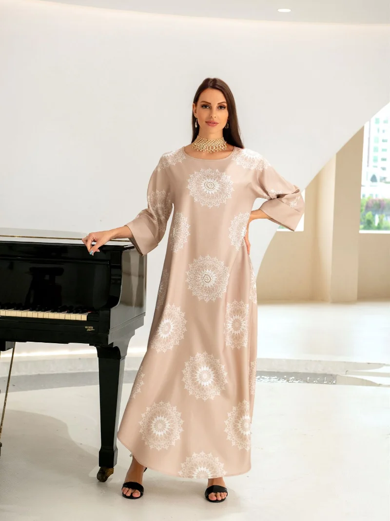 Morocco Party Dress Muslim Women Abaya Prayer Caftan Diamond Flroal Robe India Abayas Dubai Turkey Longue Vestidos Largos 2022
