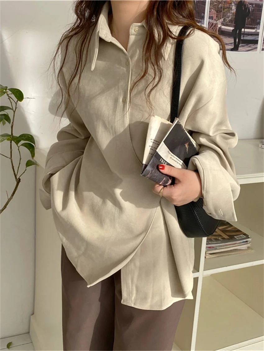 

Женские рубашки в стиле ретро HziriP, универсальные элегантные дамские нежные винтажные офисные блузки в стиле High Street, новинка весны 2022