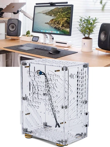 APWIKOGER Portable Acrylic Frame 4.3L компьютерный корпус