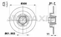 

AD0388 for rear brake disc mirror LAGUNA III LATITUDE 1.5DCI/1.6/////11MM)