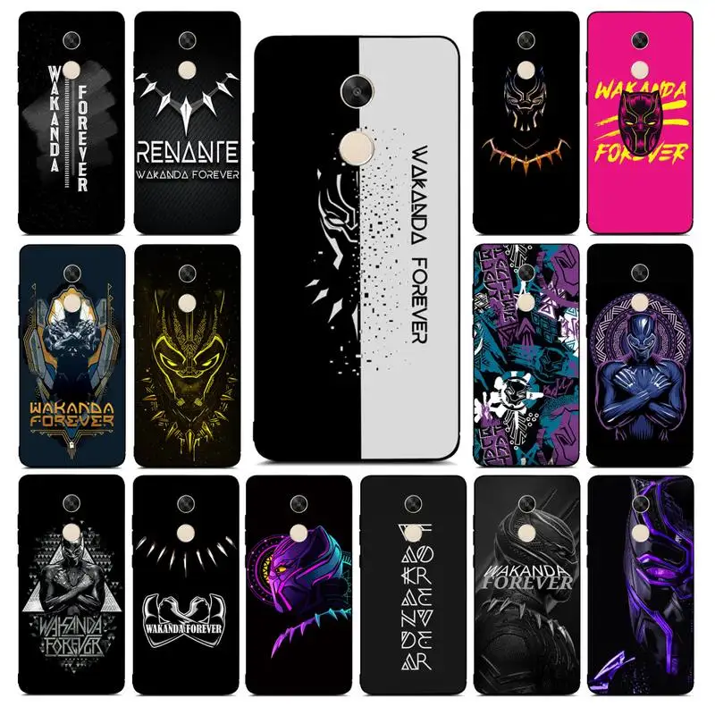 

Disney Black Panther：Wakanda Forever Phone Case for Redmi Note 8 7 9 4 6 pro max T X 5A 3 10 lite pro