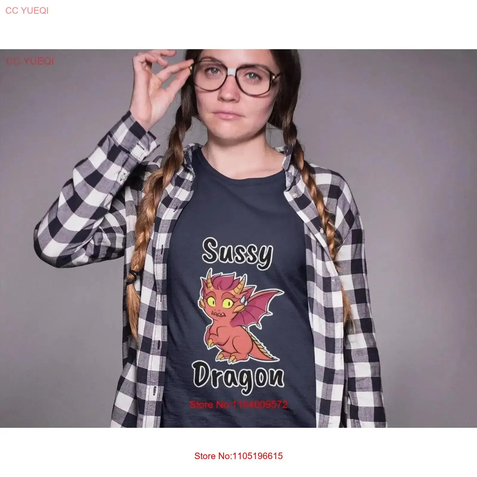 Фото Футболка Sussy Dragon, забавный подарок для влюбленных, волшебство и декс, с коротким рукавом, винтажная стираная футболка европейского стандарта с графикой, повседневная уличная мода, стильная №1