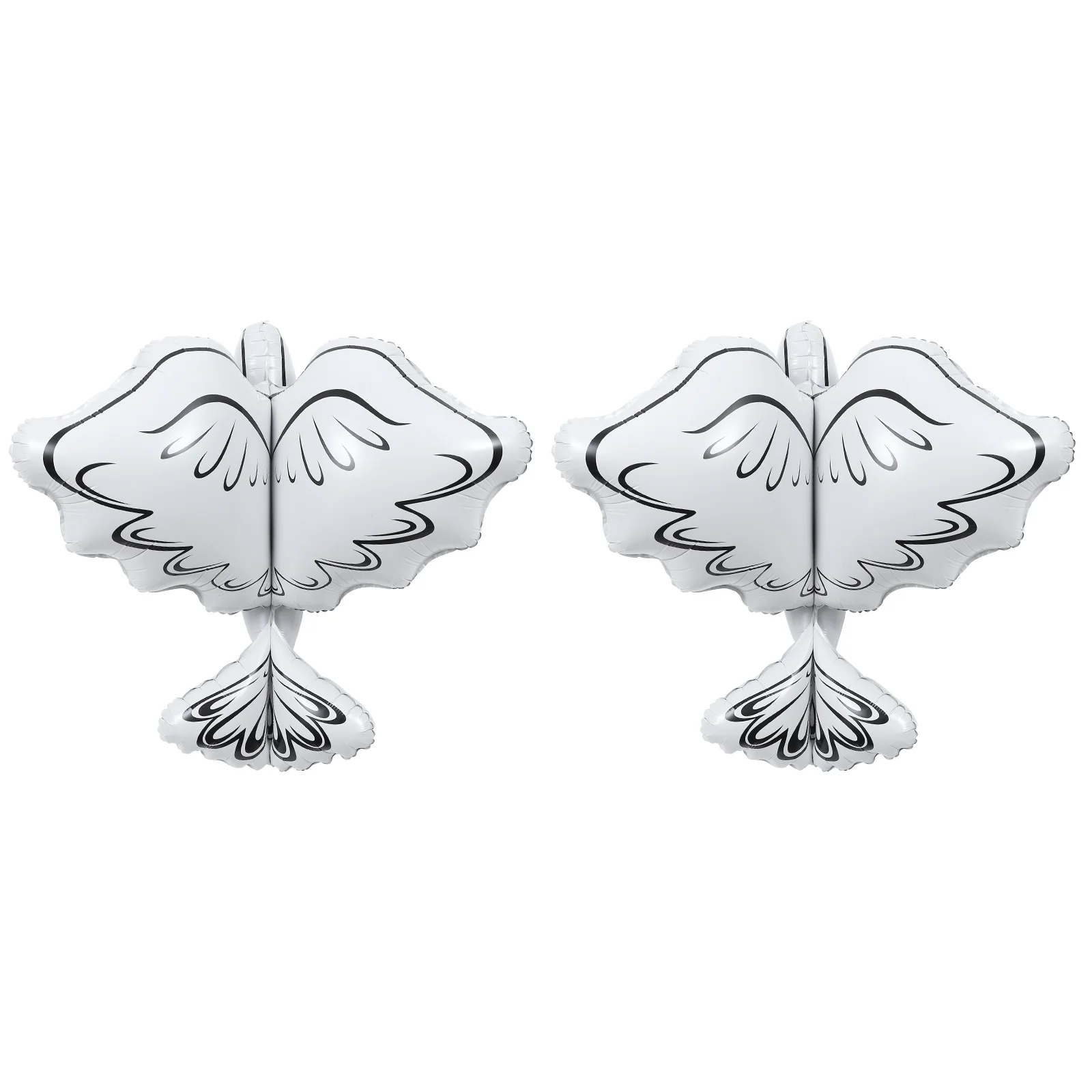 

2pcs Pigeon Party Balloon Chic Aluminum Foil Balloon Party Layout Balloons