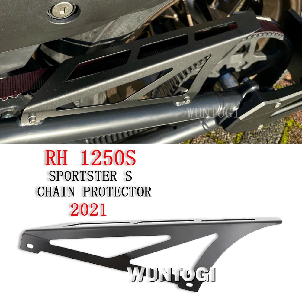 

Motorcycle Chain Protector For Sportster S RH1250S RH 1250S 2021 Plate Guard Guide Pulley Stabilizer Accessories
