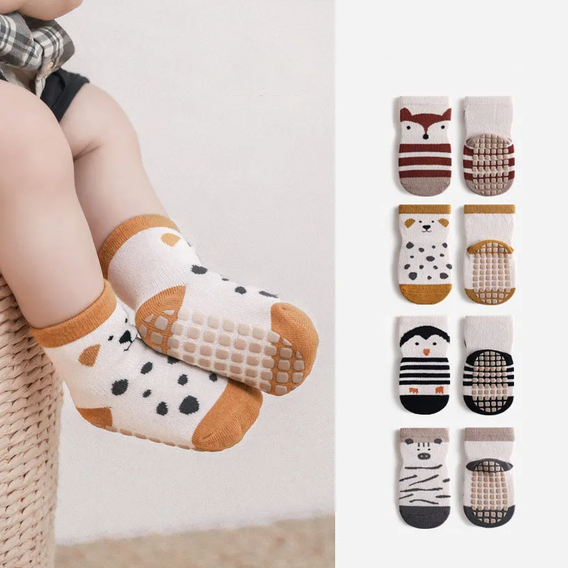 

New Spring 2023 Baby's Indoor Full Bottom Rubber Anti-skid and Cool Insulation Toddler Socks