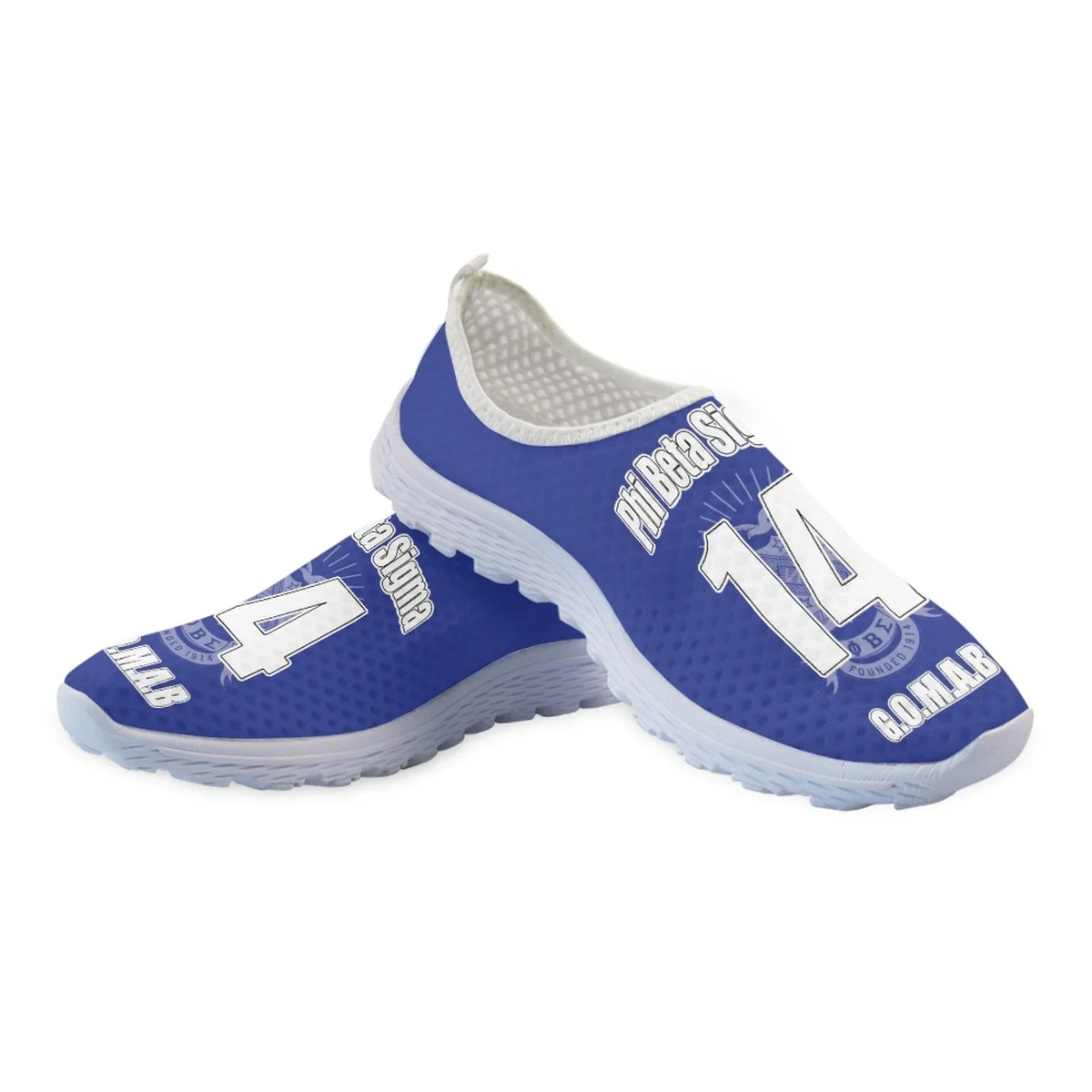 Women's Shoes 1914 Phi Beta Sigma Sneakers Women Flats Casual Female Summer Breathable Outdoor Walking Footwear Lazy Zapatos