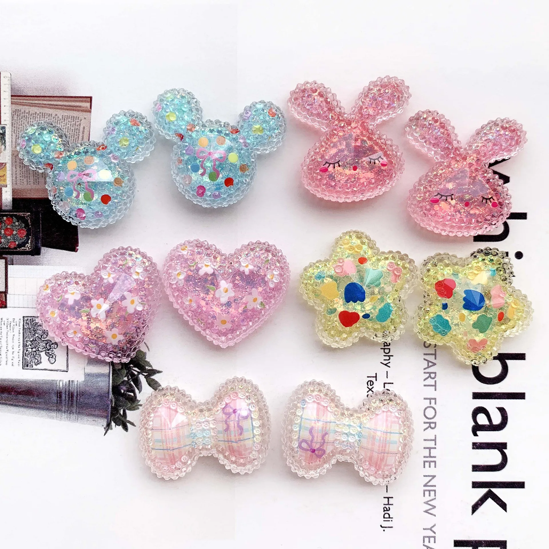 Милый мультфильм блестящие животные собака бобра плоская задняя часть смоляные