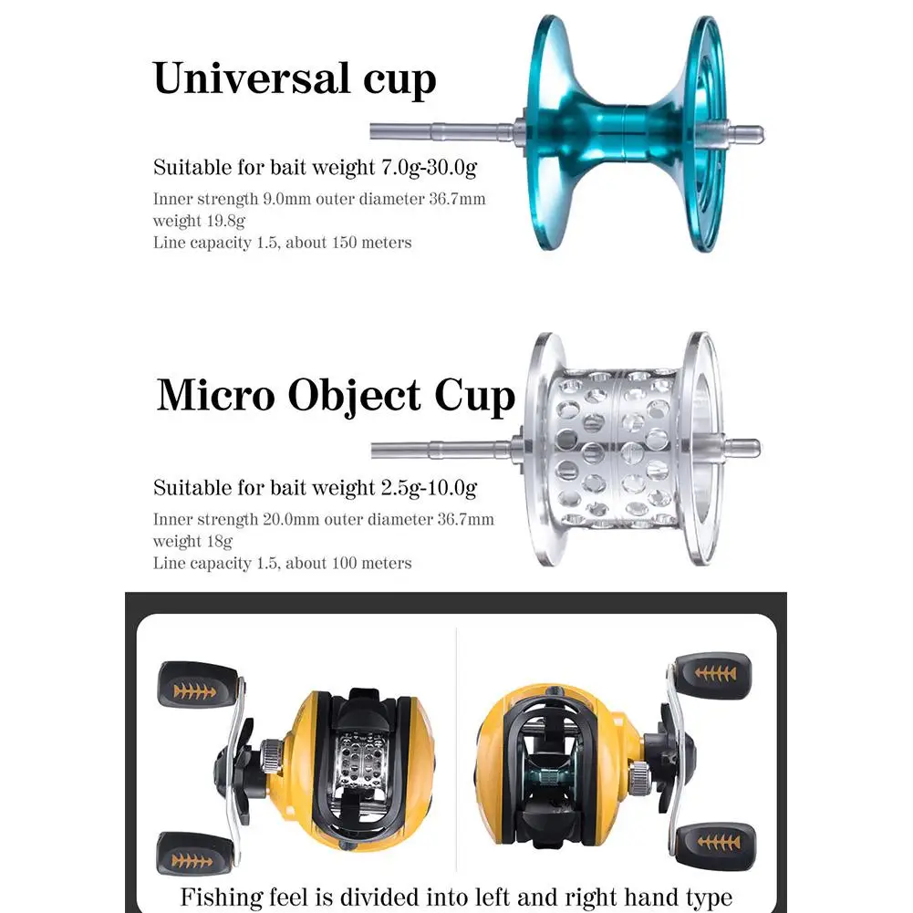 Рыболовная катушка для заброса приманки высокоскоростная неглубокая усиленная