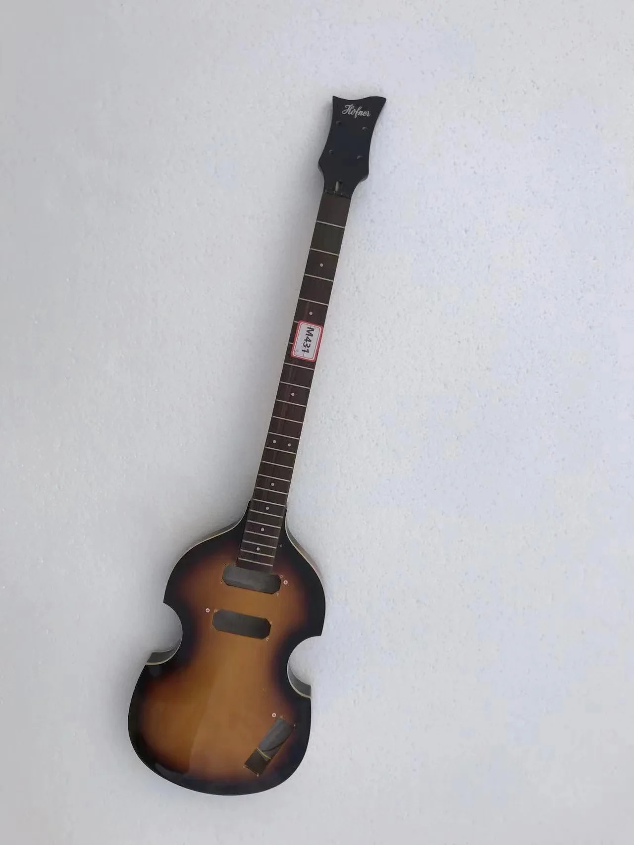 

DIY (не новый) Пользовательские 4 струны Hofner электрическая бас-гитара Guitrra без Hardwares в наличии скидка Бесплатная доставка M431