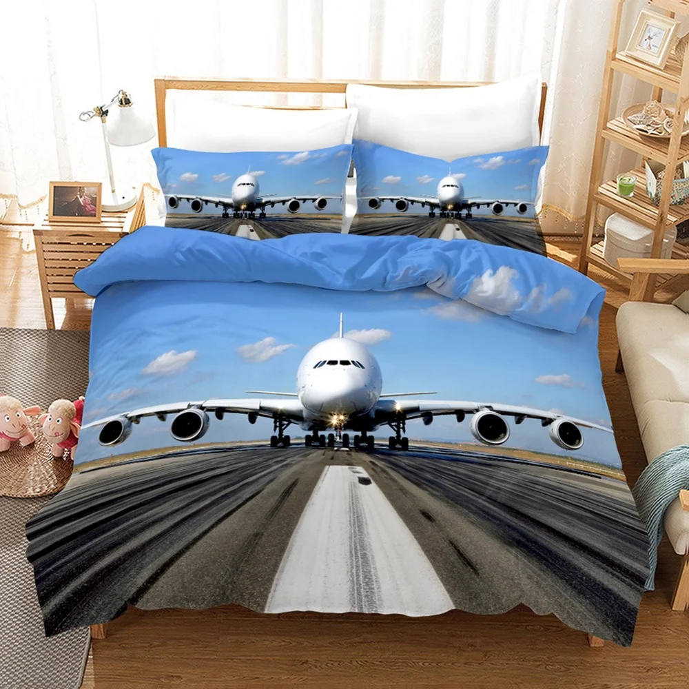 

Airport Pattern Multiple Color Duvet Cover Set Bed Sheet Pillowcases Multi Size