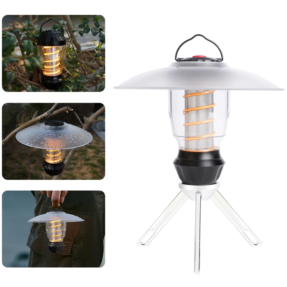 

Новый светодиодный фонарь для кемпинга с магнитом, 2600 мАч, USB-зарядка, портативный фонарь для кемпинга, 3 режима освещения, водонепроницаемый...