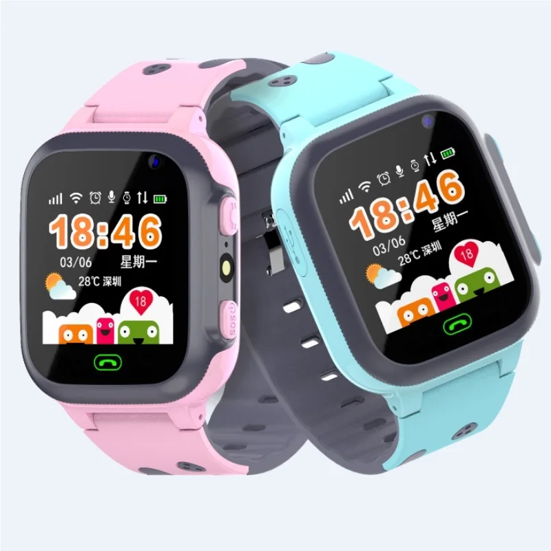 

Kids Smart Watch 2/4G Kids Watchs Sim Card Call LBS Kidss Smarts GPS Locator Children Flashlight Smart Phones For Children Watch
