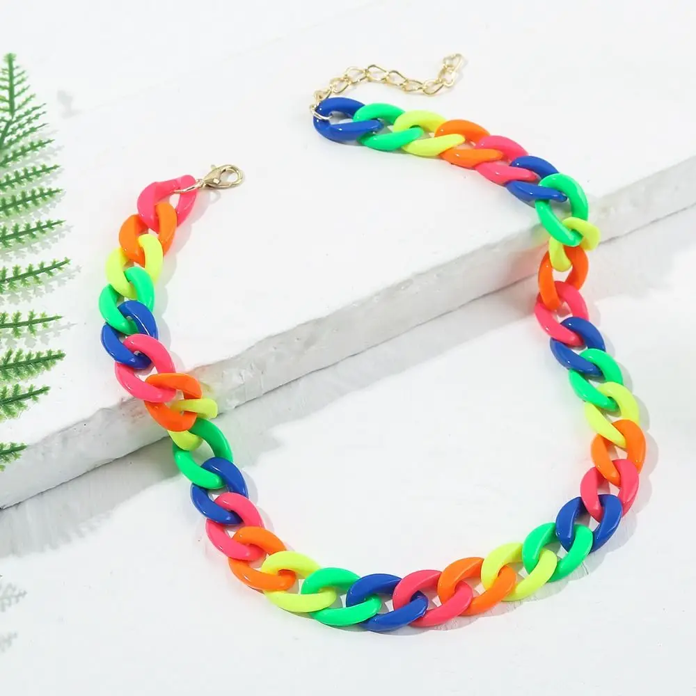 Винтажные украшения на шею плоское ожерелье модная индивидуальная массивная