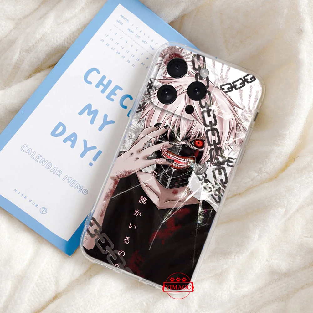 T174 Токийский Гуль аниме мягкая фотография для Moto G Play E20 E4 E40 E5 E6 E6S E7 Power Edge 20 Lite Pro G200