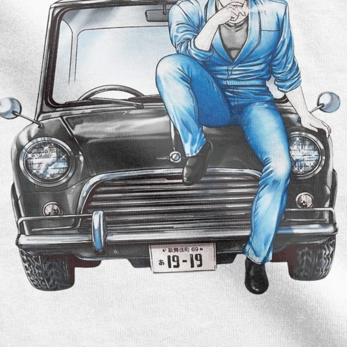 Футболка мужская с круглым вырезом из чистого хлопка коротким рукавом