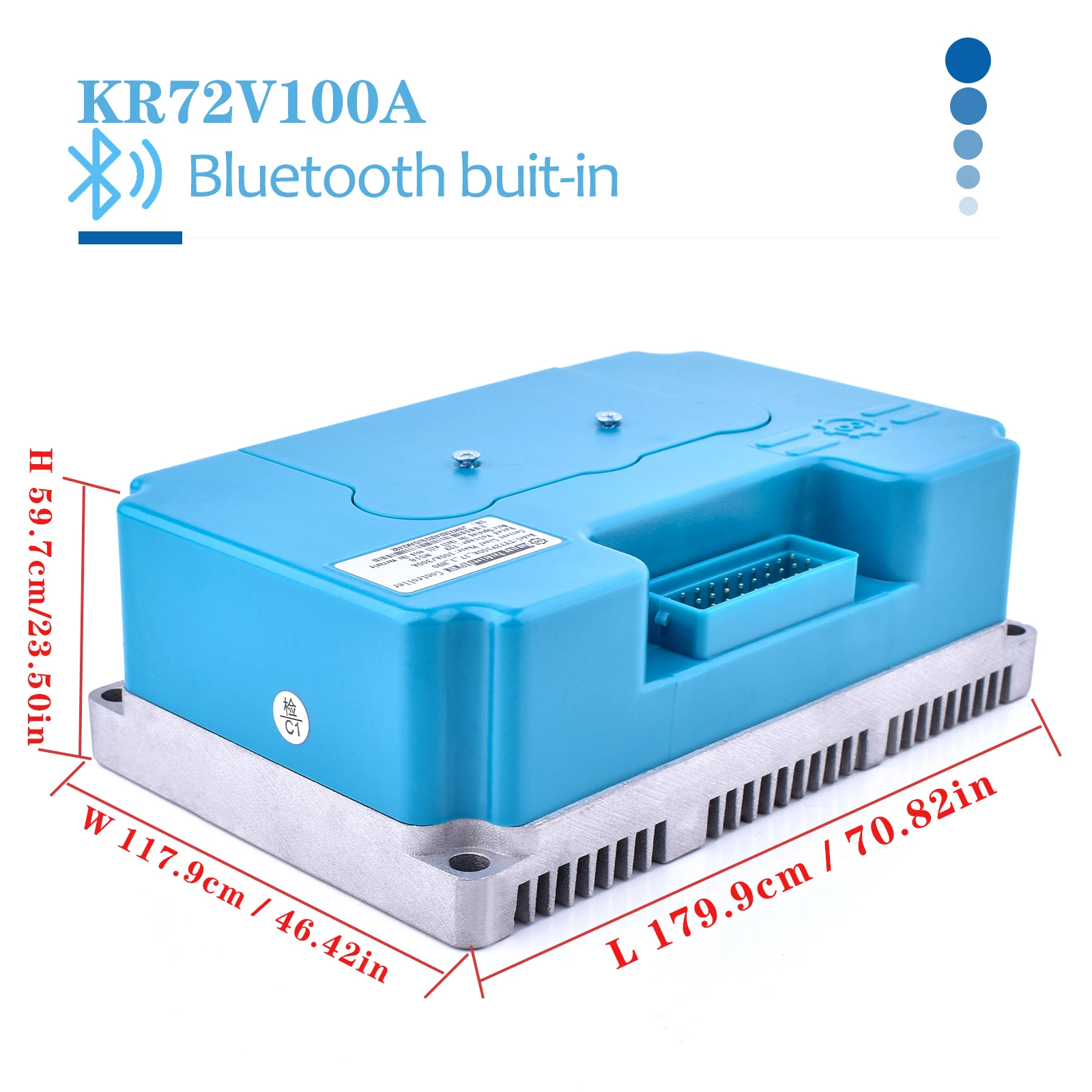 Фото Контроллер Kunray Fardriver 72В 5000Вт KR5V, запчасти для мотоциклов, аксессуары KR72V100A NS18 для электровелосипедов и мотоциклов Razor, программируемый №2