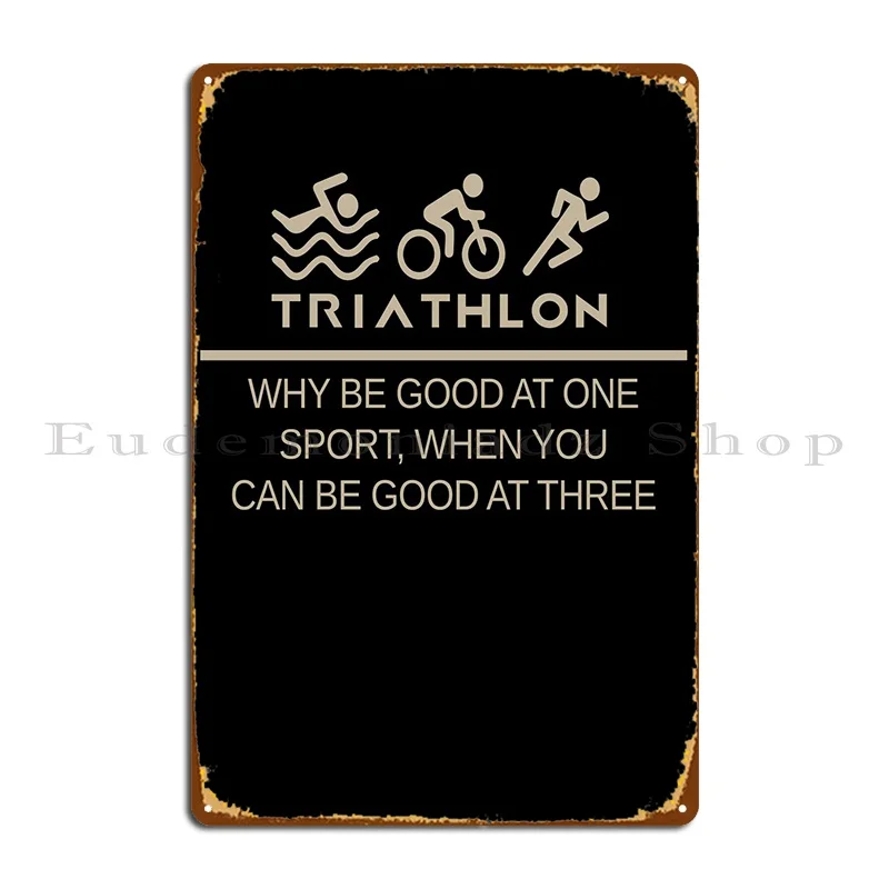 

Металлический плакат для триатлона стандартная стена паб