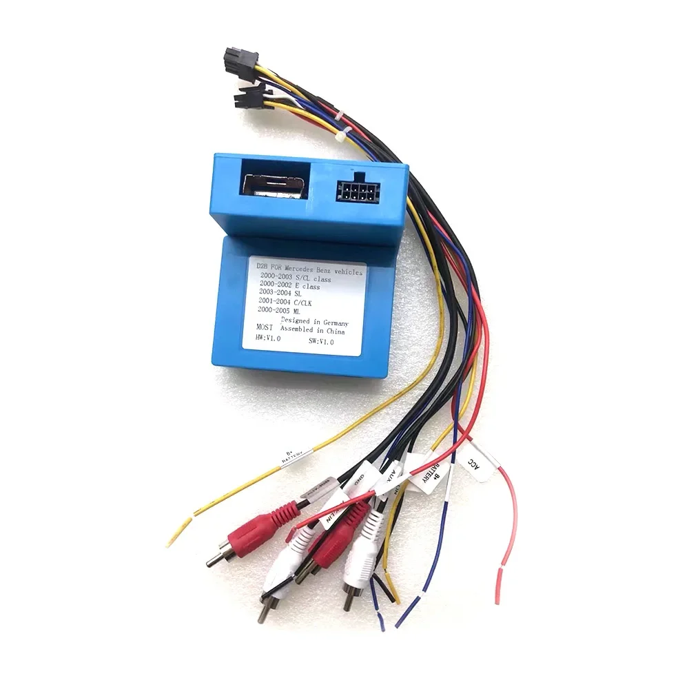 ZWNAV Автомобильный декодер оптического волокна D2B для автомобилей Mercedes Benz SCL Class E