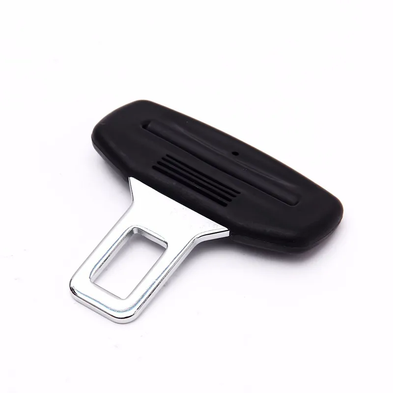 

4 Pcs 2.1CM Width Car Seat Belt Clip Extender Safety Seatbelt Buckle Plug Socket Black car accessories Straight lock tongue