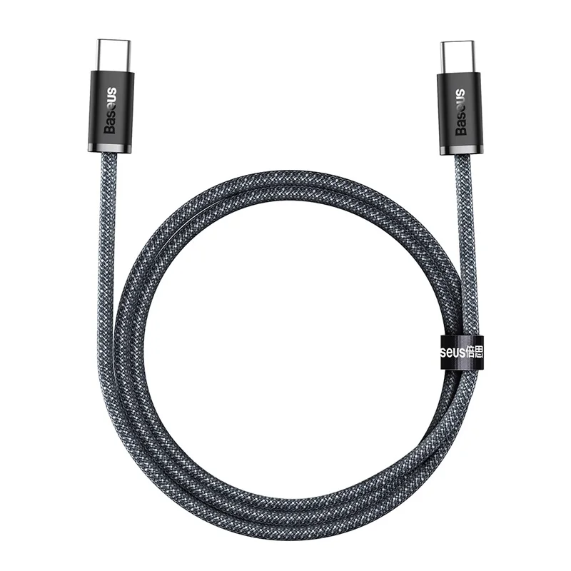 

Зарядный кабель PD100W с USB Type-c на type-c, устройство для быстрой зарядки и передачи данных, 5 А, 2 м