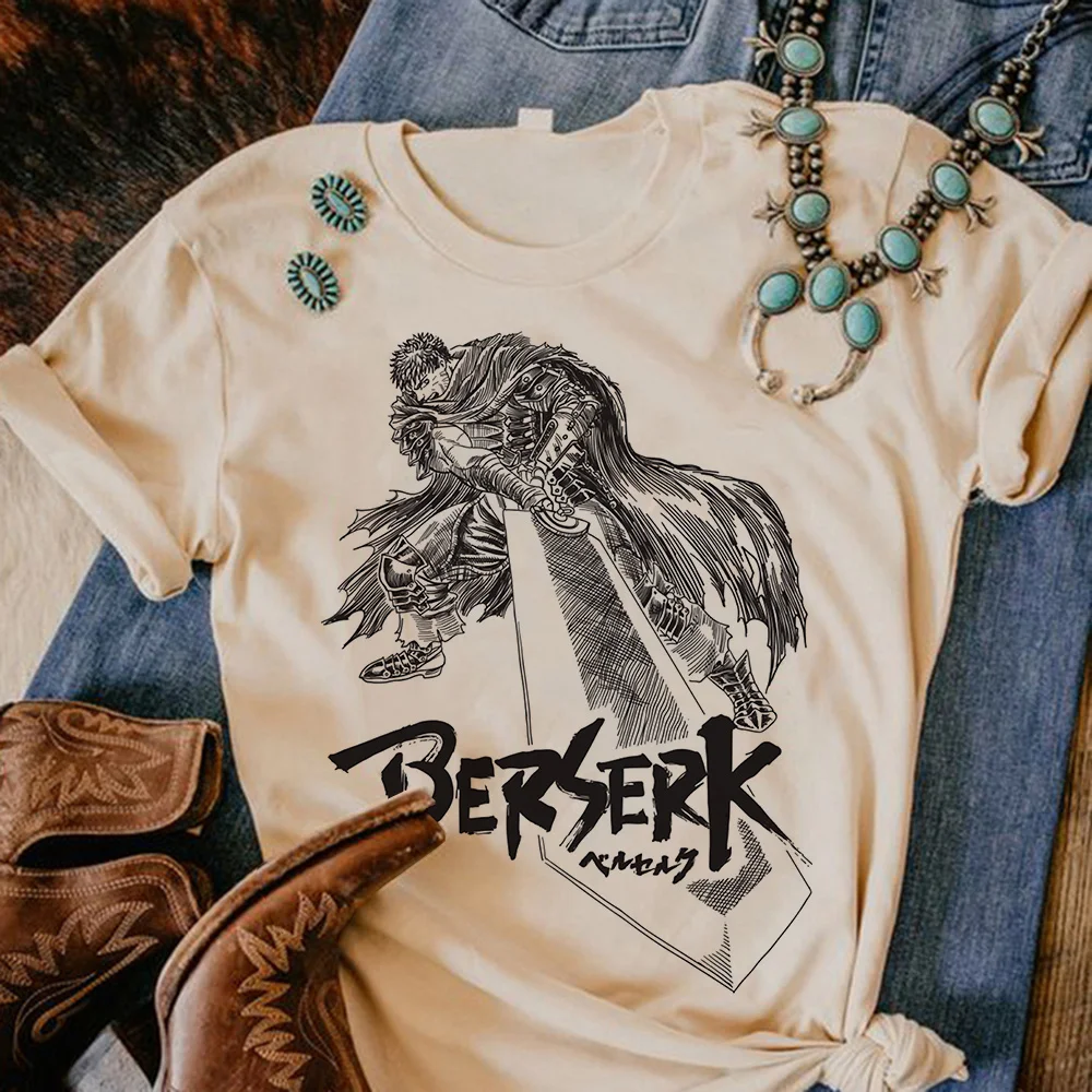 

Berserk t shirt women Japanese designer summer tshirt girl streetwear anime y2k clothes