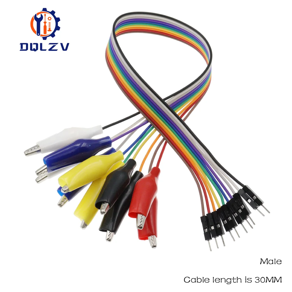 Разъемы DQLZV Dupont wire with alligator clip