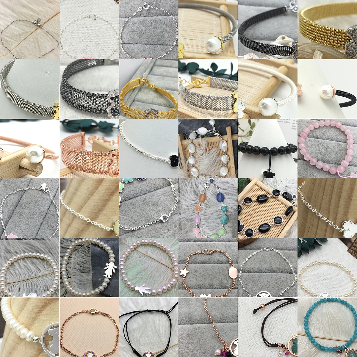 

Female Fashion Mermaid's Tears Bracelet Bracelet S925 Sterling Silver Hand Ornaments Blue Crystal Fashion Versatile Jewelry1