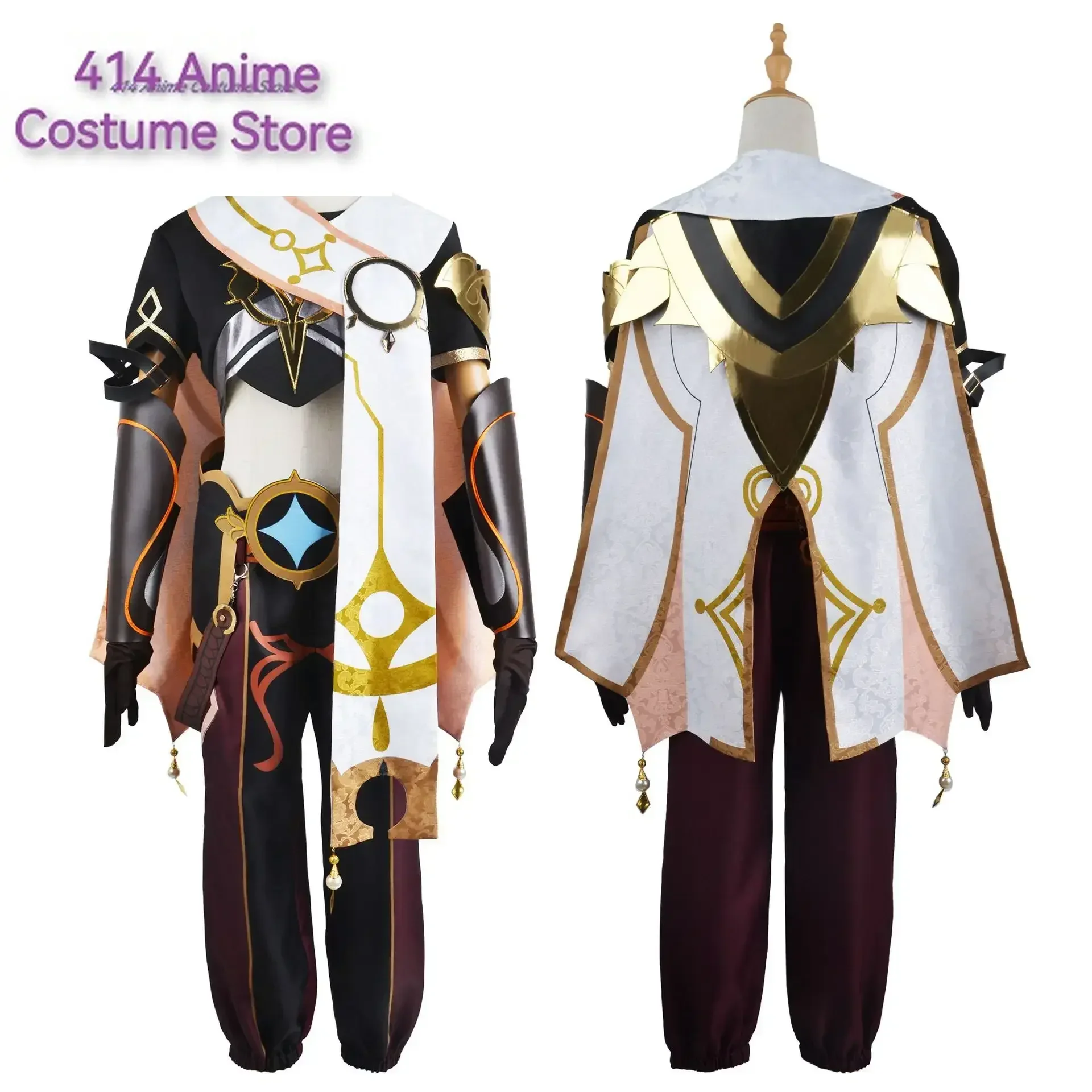 Игра Genshin Impact Kong Косплей Костюм Сора Конг Путешественник Эфир Хэллоуин Вечеринка