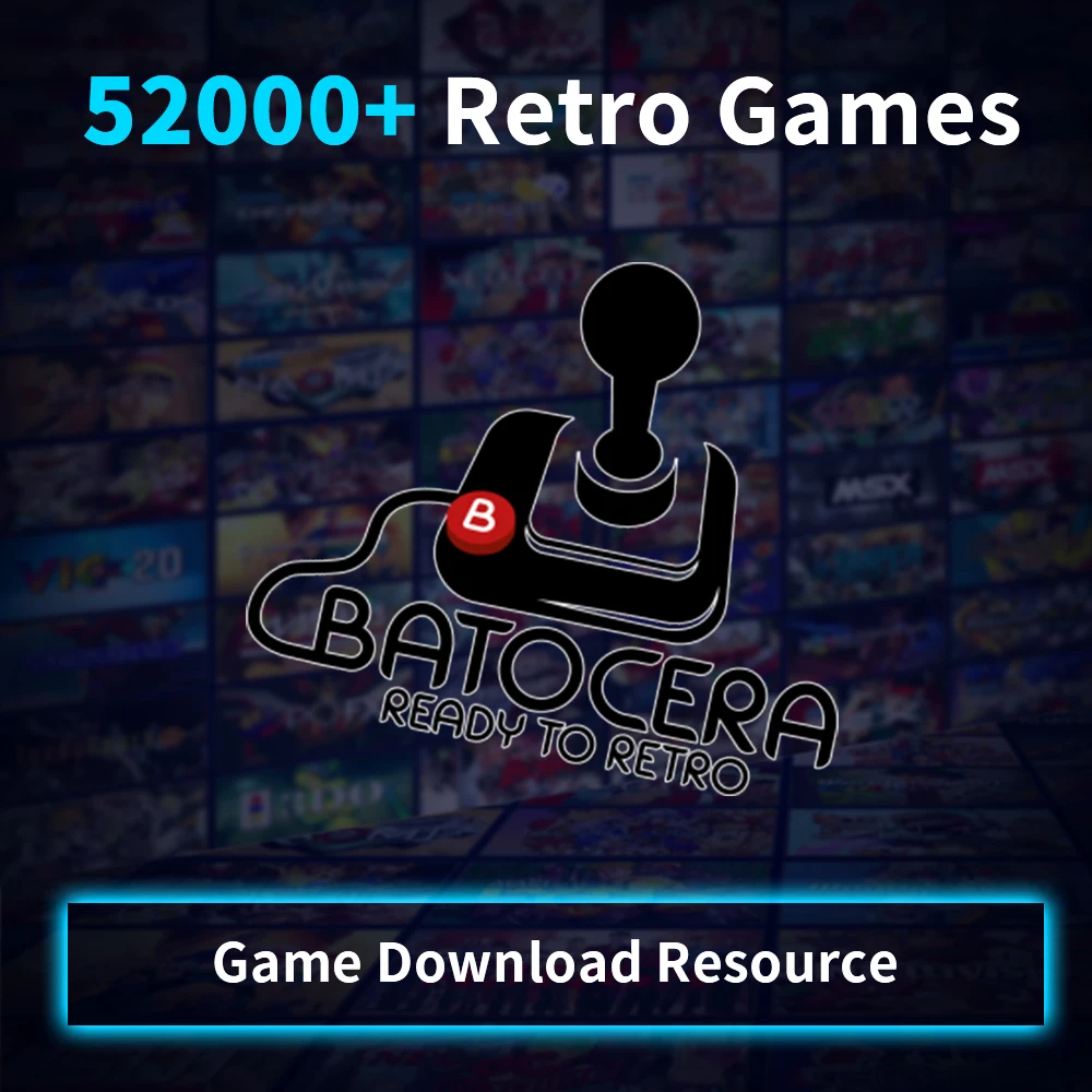 For PS1/PS2/PS3/PSP/DC/Wii/N64 Games Download Resource with 52000+ Retro Games  Batocera System Support Windows /Mac OS/Linux